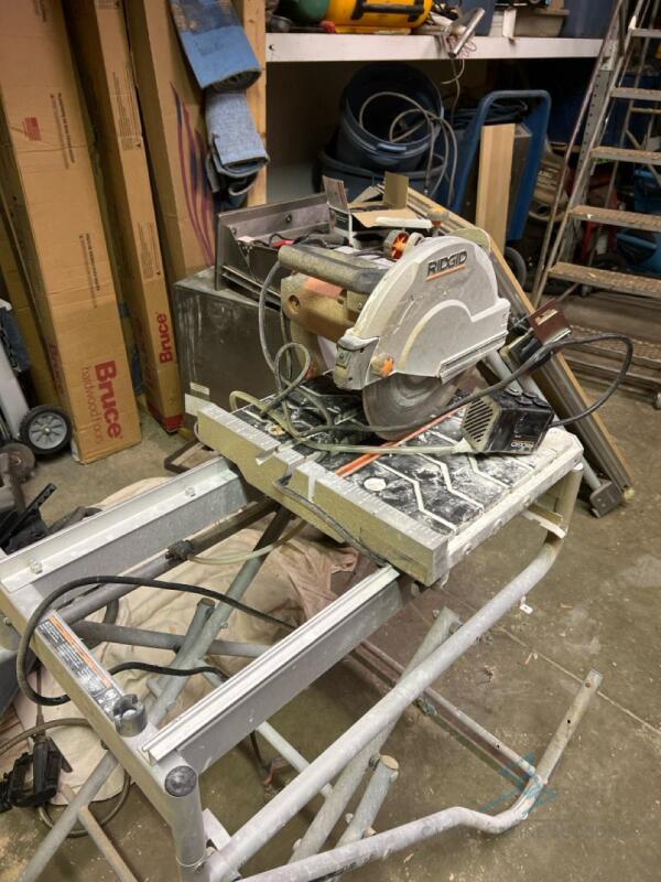 Rigid 4010 10" Wet Tile Saw