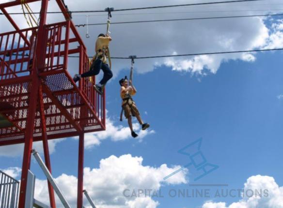 2013 Vertical Reality Mobile Zip Line - LOCAL PICK UP ONLY