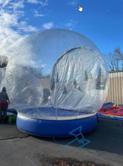 Human Snow Globe Tree