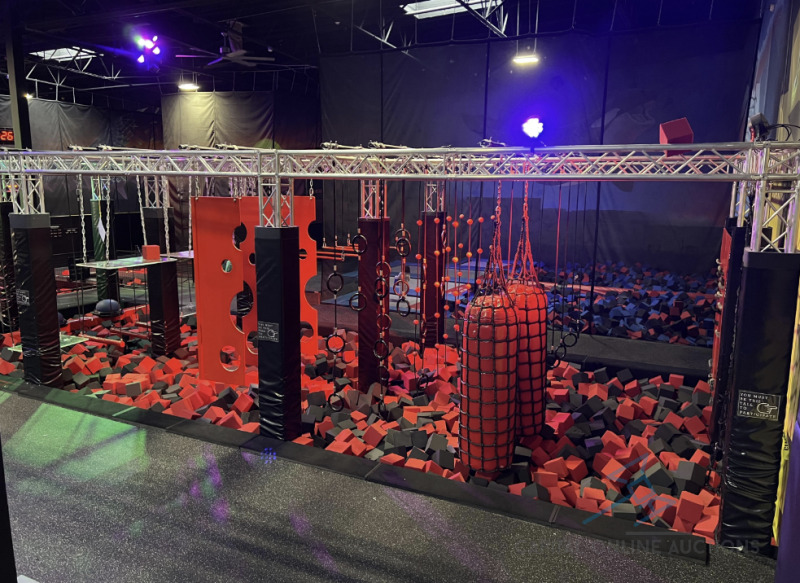 Ninja Course (by Walltopia): : 16.5' W x 44' L