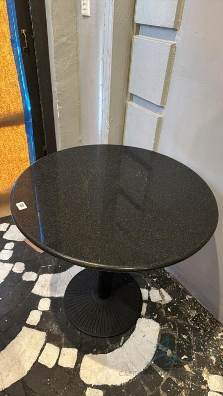 Stone top dining table