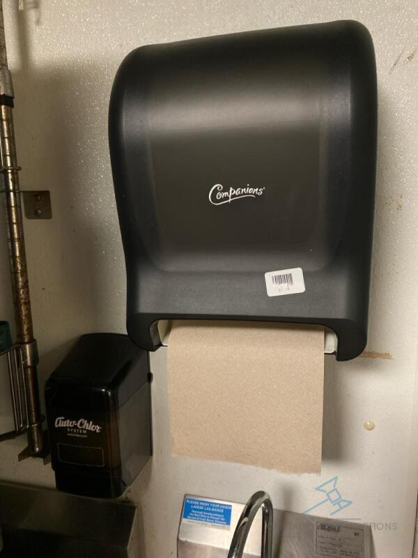 Lot of Paper Towel and Soap Dispensers