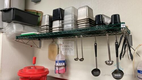 Hanging Shelf with Smallware