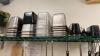 Hanging Shelf with Smallware - 2