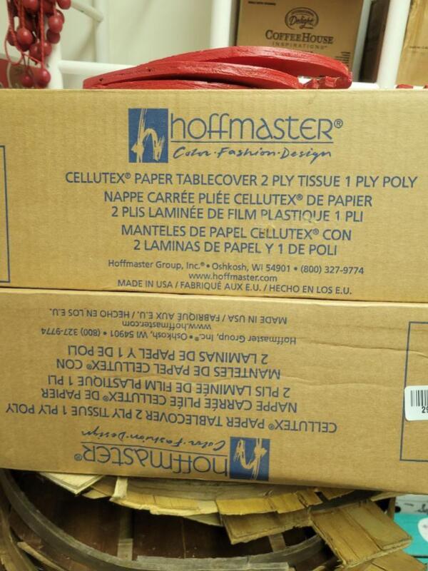 2 Boxes Hoffmaster 210130 Cellutex Tablecover,