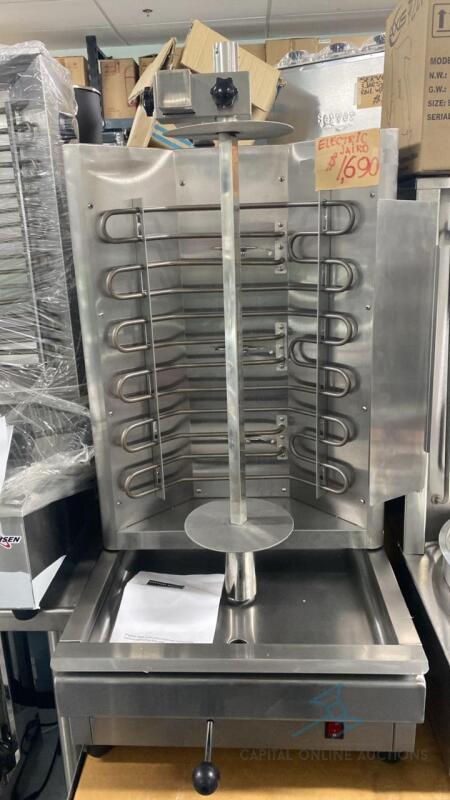 Show Room Model Never Used - Vertical Broiler (Gyro), Electric