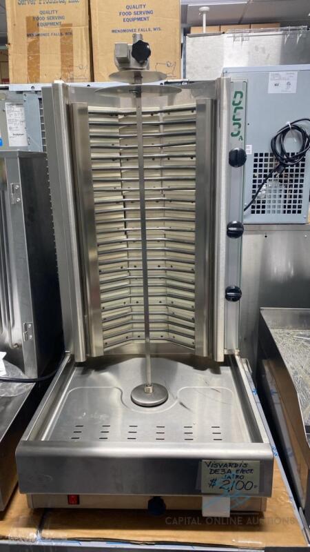 Show Room Model Never Used - Eurodib USA Vertical Broiler (Gyro), Electric