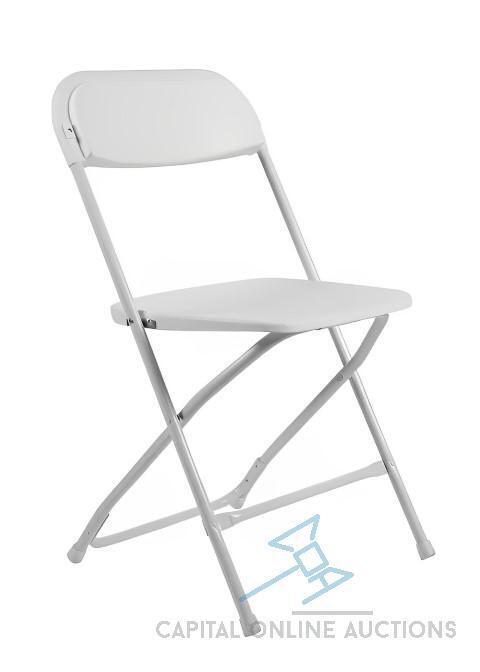 (200) Brand New (In Box) Poly Folding Chairs