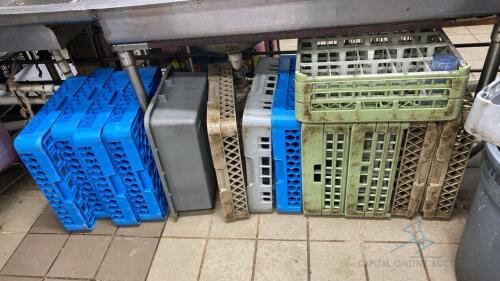 Lot of approximately 13 Dishwasher Racks