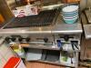 Lot of Griddle, Grill, and Stainless Steel Table