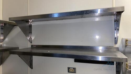 (5) Stainless Steel Hanging Shelves