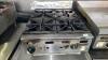 Vulcan Four Burner with Stainless Steel Table - 2