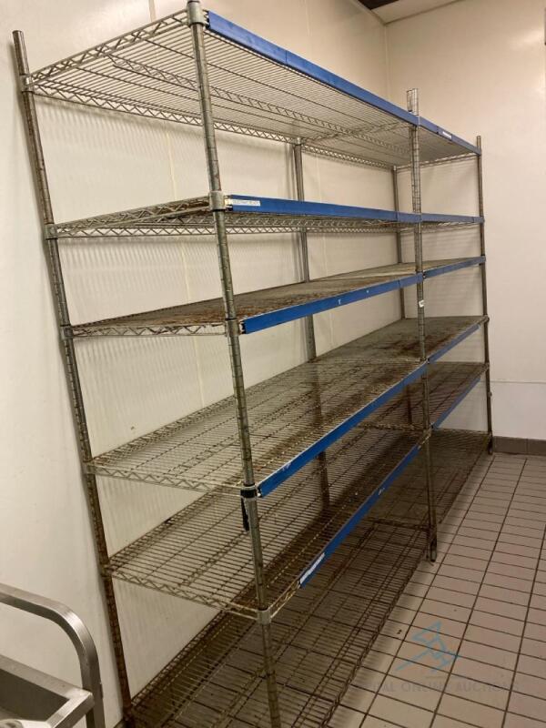 (2) Wire Shelving Units