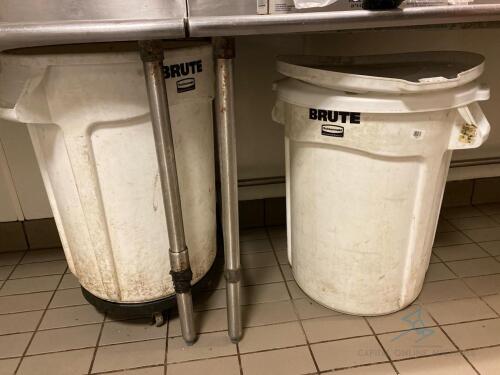 (2) Trash Recepticals