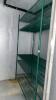 (2) Green Wire Shelving Units - 2