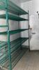 (2) Wheeled Green Wire Shelving Units - 2