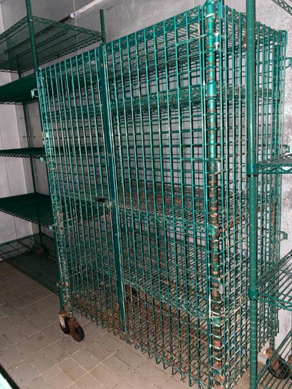 Wheeled Wire Cage