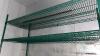 Wheeled Green Wire Shelving Unit - 2