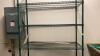 Green Wire Shelving Unit - 3