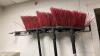 Broom Rack with Brooms - 2