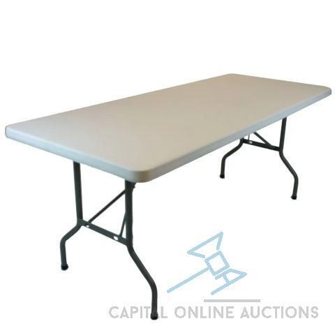 (28) 6'x30'' Plastic Folding Tables