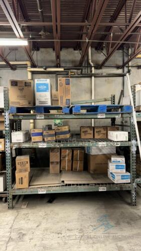 3 bays of pallet racking