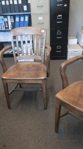 (2) Wood Chairs