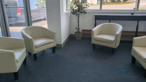 (4) Cream Chairs