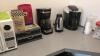 Assorted Coffee Makers and Supplies