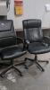 Lot of 2 Black Office Chairs - 3