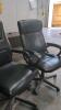 Lot of 2 Black Office Chairs - 4