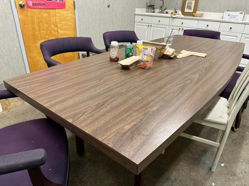 Conference Table with Six Chairs