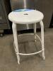 (20) White Bar Stools