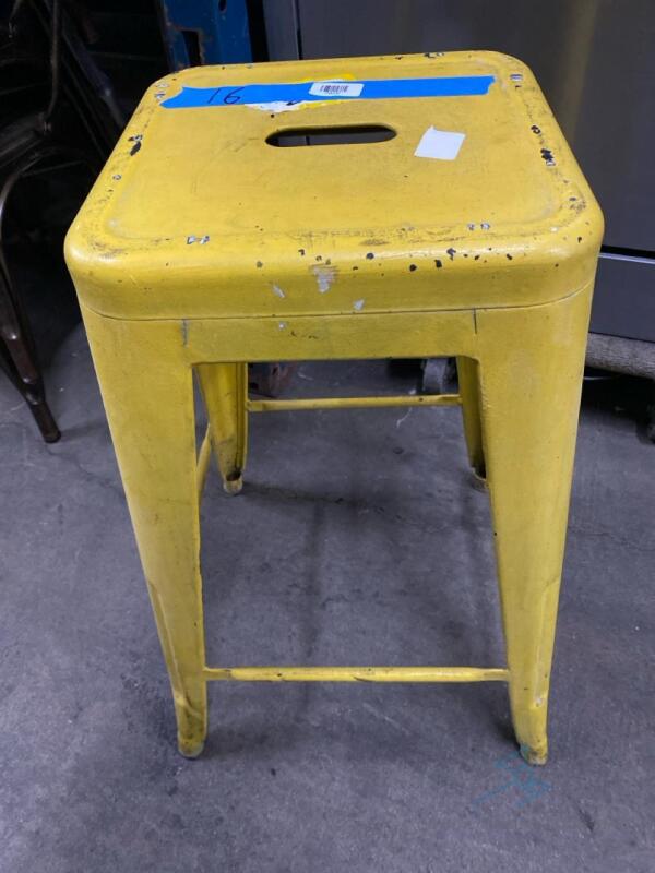 (16) Yellow Bar Stools