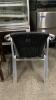 (9) Black and Silver Dining Chairs - 3