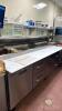 Randell 10 ft Refrigerated pizza table with 2 doors and 4 drawers