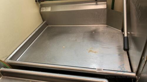 Set of Two Stainless Steel washer/dryer Tables