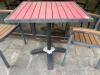 30 x 24 Red Outdoor Table