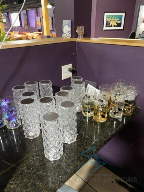 Lot of Misc. Decorative Glasses