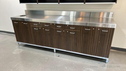 Cabinets with Stainless Steel Top