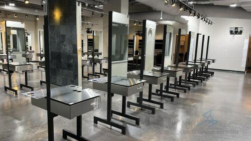 9 Wadsworth Dual Sided Salon Stations