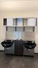 Marbles Products Salon Station with sinks - 2