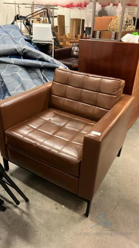 Leather armchair