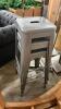 (3) Aluminum barstools