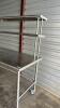 1 Stainless steel table with shelves - 3