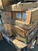 Pallet of assorted TV consoles, bed frames, etc. - 3