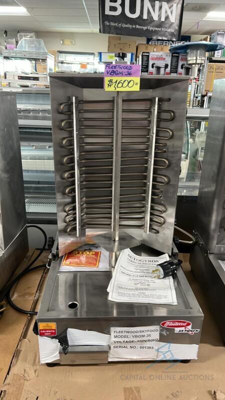 Skyfood Vertical Broiler (Gyro), Gas