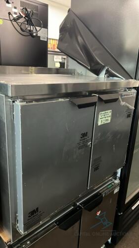 Beverage Air Refrigerated Counter, Work Top, Shallow Depth