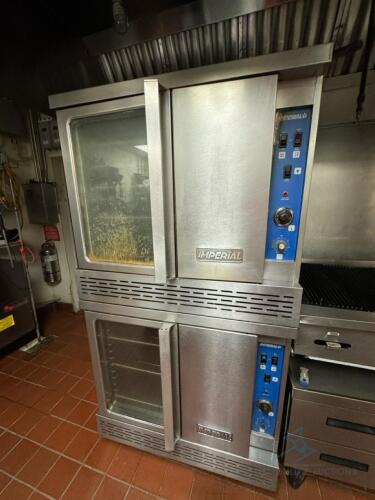 Imperial double stack propane ovens