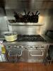 8 burner propane range with double oven